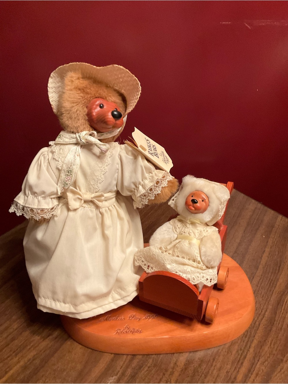 Vintage 1990 Mothers Day Raikes bears with original tags